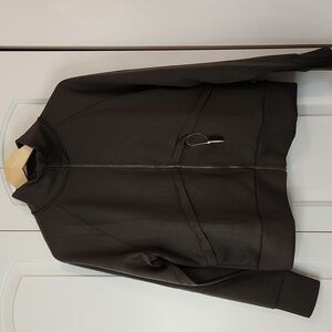 Layer 8 Taylor Performance Scuba Knit Sweatshirt Gray Green Brown Size L